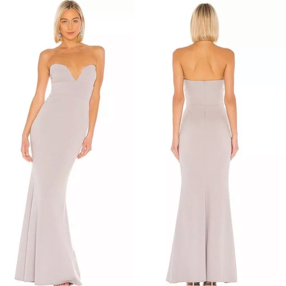 KATIE MAY Boy Bye Gown in Dove